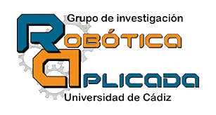 Logo del grupo de investigación de Robótica Aplicada de la Universidad de Cádiz